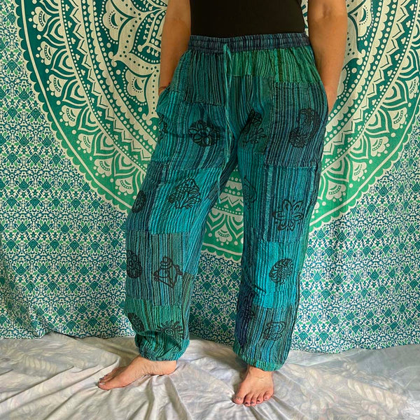 Heavy Cotton patchwork Pants