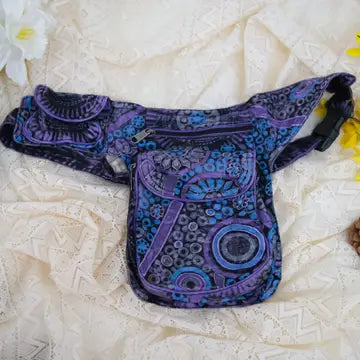 Handmade Cotton Embroidered Fanny Pack