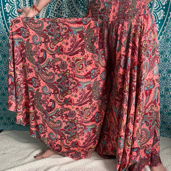 Super Wide Leg Silk Palazzo Pant