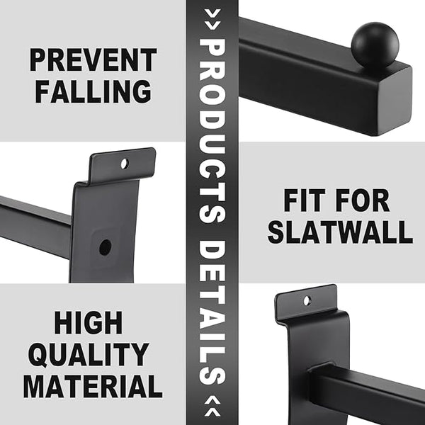 Metal Square Straight Arm Hooks