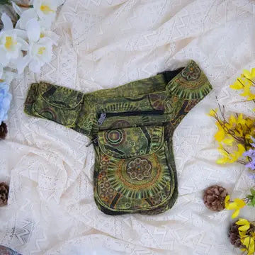 Handmade Cotton Embroidered Fanny Pack