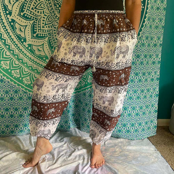 Drawstring Harem Pants with side pockets