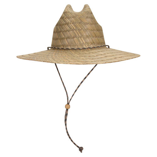 OTTO CAP Straw Lifeguard Hat w/Adjustable Cord