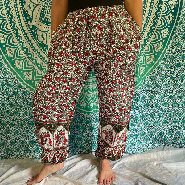 India Drawstring Harem Pants