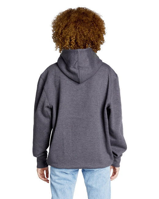 Lane Seven Unisex Future Fleece Hooded Sweatshirt back view