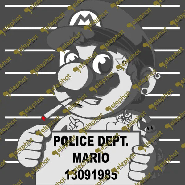 Mario Bros V2 09 / Adult Dtf Transfers