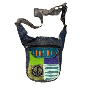 Peace Sign Waist Bag Blue Bags And Backpacks