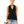 Load image into Gallery viewer, Black cut out tank. Front view.
