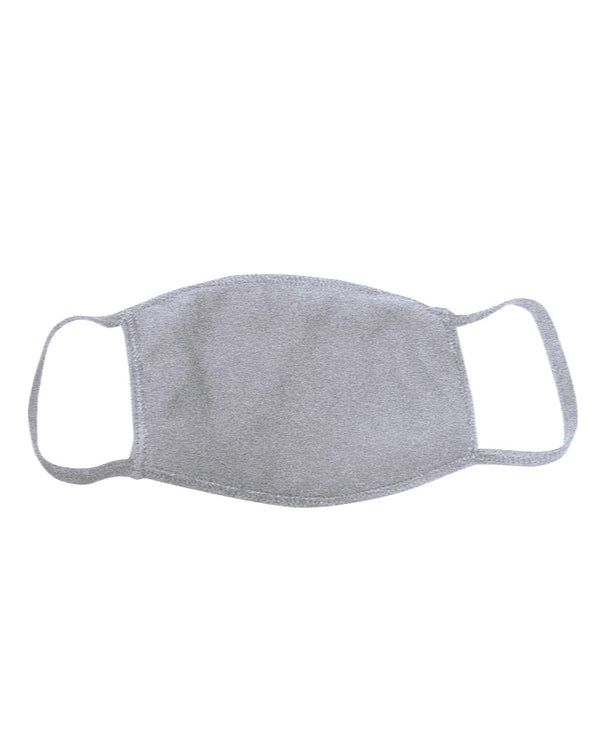 Dark ash/grey cotton face mask.