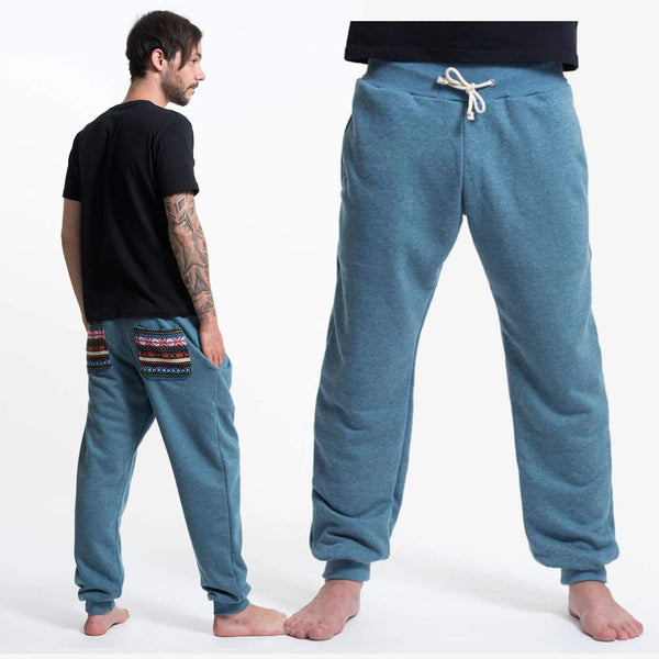 Unisex Terry Pants with Aztec Pockets