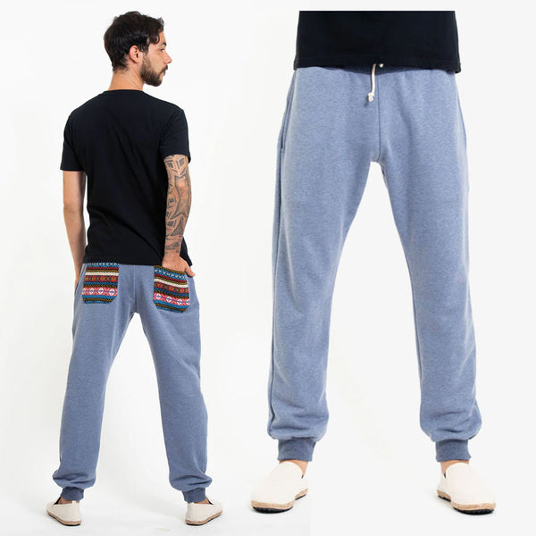 Unisex Terry Pants with Aztec Pockets