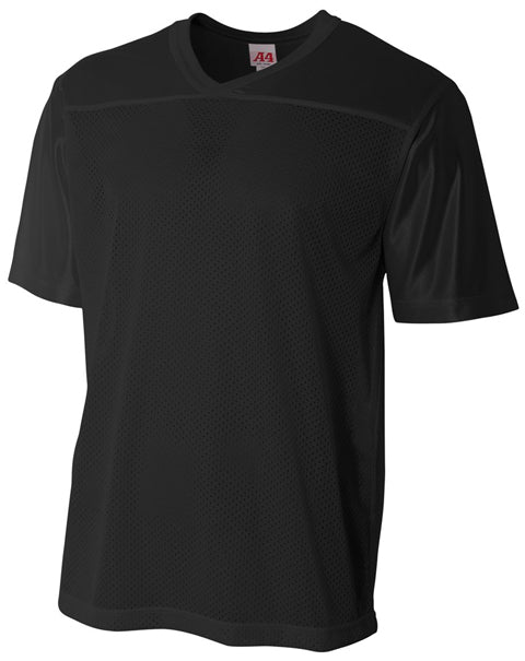 Black adult fanwear football jersey