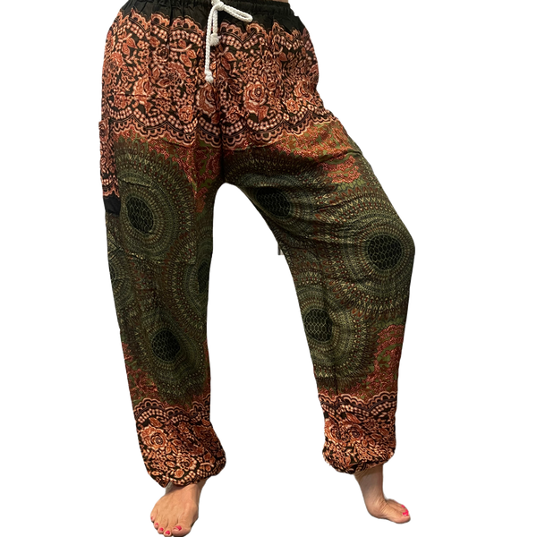 Thai Drawstring Harem Pants