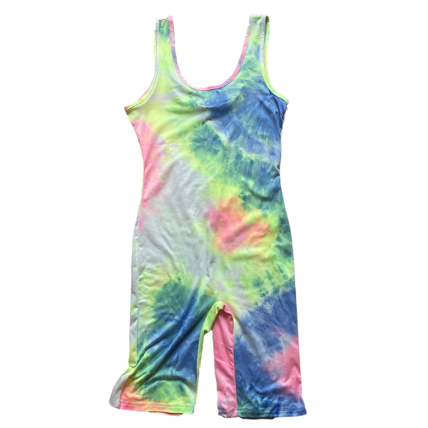 tyedye derek heart juniors tie dye pattern bike shorts back view