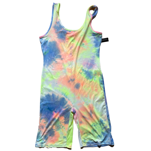 tyedie derek heart juniors tie dye pattern bike shorts back view