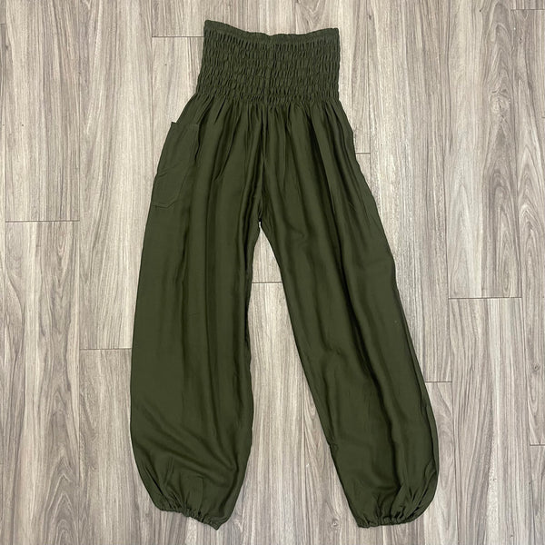 Solid Color Harem Pants