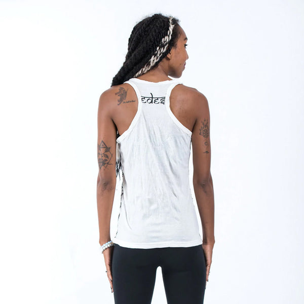 Wild Elephant Tank Top White