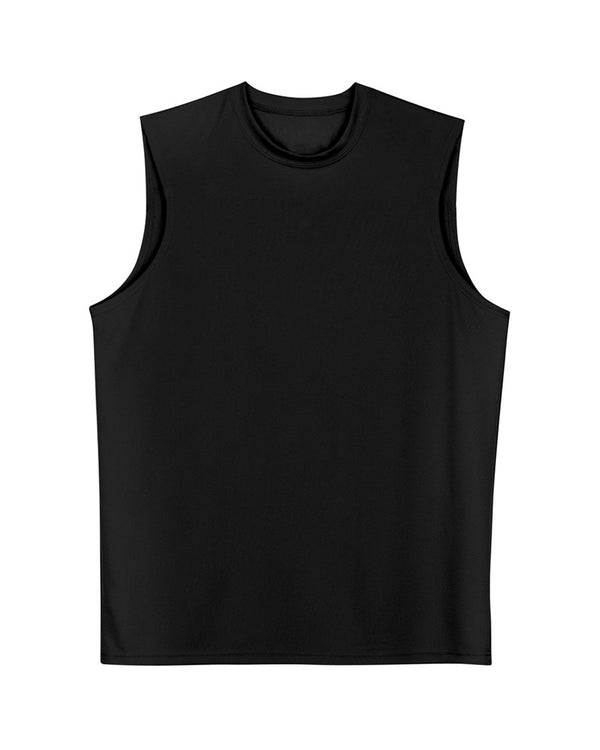 Black muscle tee