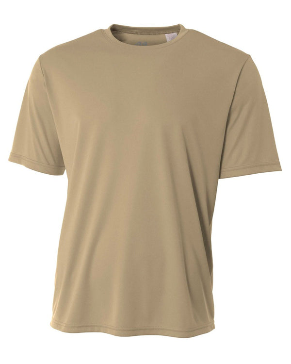 Sand color t-shirt, front view.