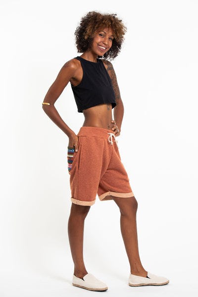 Unisex Shorts with Aztec Pockets