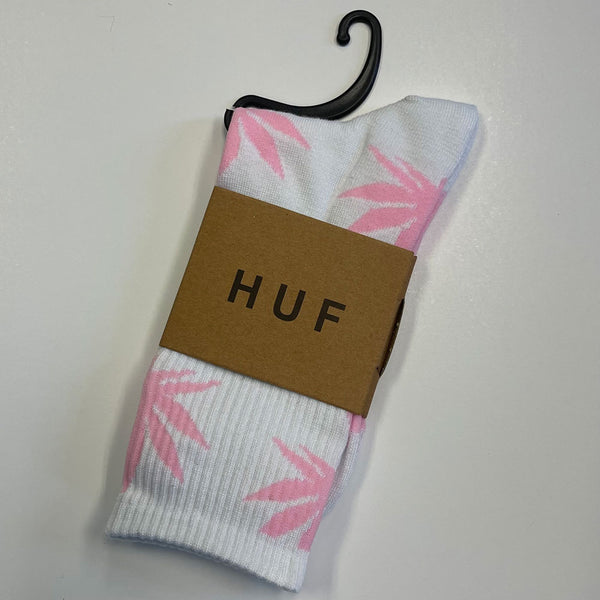 White Plant Socks