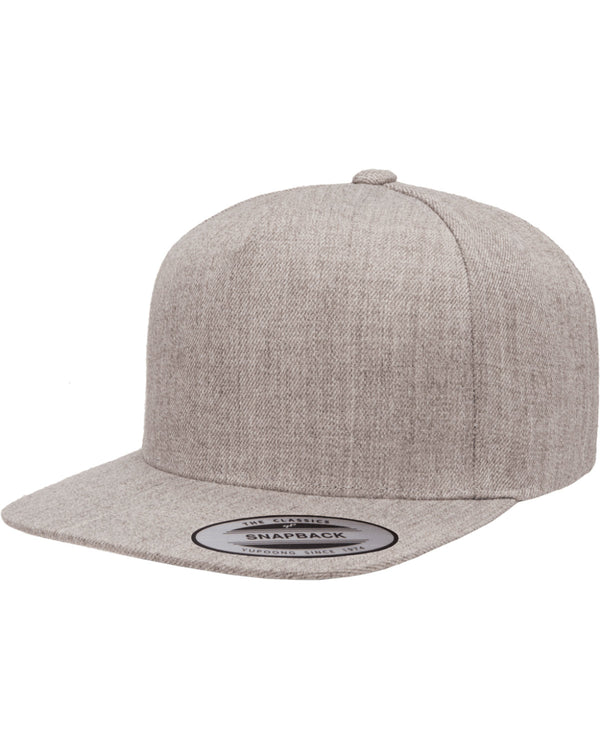 Sport-Tek® Yupoong® Flat Bill Snapback Cap(6 panel)