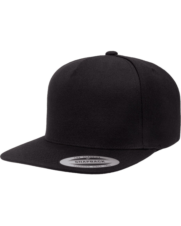 Sport-Tek® Yupoong® Flat Bill Snapback Cap(6 panel)